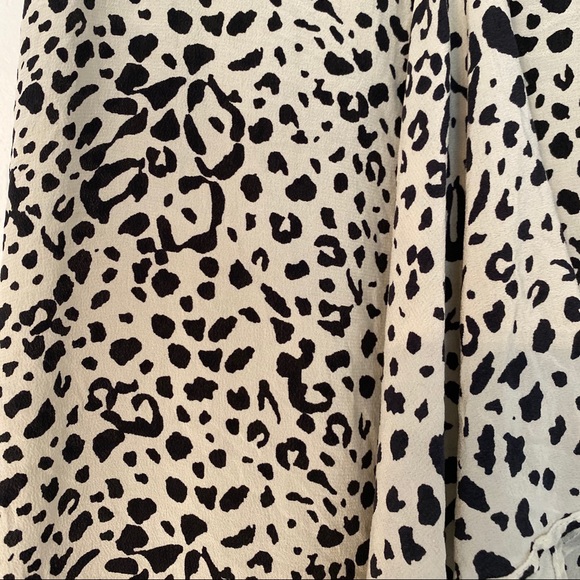 Aritzia (Central Park West) Animal Print Silk Top - Picture 4 of 5